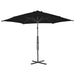 Umbrelă de exterior cu stâlp din oțel, negru, 300x230 cm - WALTI WALTI