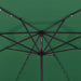 Umbrelă soare de grădină cu LED-uri, verde, 400 cm - WALTI WALTI