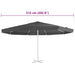 Pânză de schimb umbrelă de soare de exterior, antracit, 515 cm - WALTI WALTI