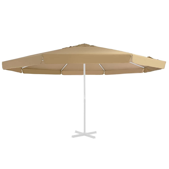 Pânză de schimb umbrelă de soare de exterior gri taupe 515 cm - WALTI WALTI