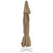 Pânză de schimb umbrelă de soare de exterior gri taupe 515 cm - WALTI WALTI