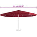 Pânză de schimb umbrelă de soare de exterior, roșu bordo 515 cm - WALTI WALTI