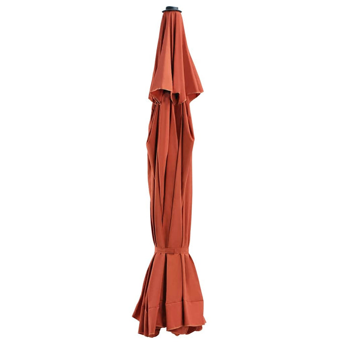 Pânză de schimb umbrelă de soare de exterior cărămiziu 500 cm - WALTI WALTI