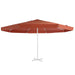 Pânză de schimb umbrelă de soare de exterior cărămiziu 500 cm - WALTI WALTI