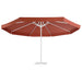 Pânză de schimb umbrelă de soare de exterior cărămiziu 500 cm - WALTI WALTI