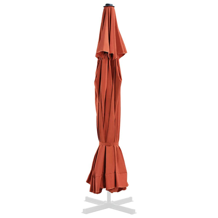 Pânză de schimb umbrelă de soare de exterior cărămiziu 500 cm - WALTI WALTI