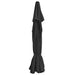 Pânză de schimb umbrelă de soare de exterior negru 515 cm - WALTI WALTI