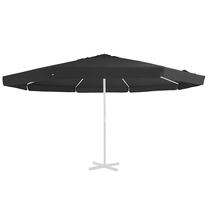 Pânză de schimb umbrelă de soare de exterior negru 515 cm - WALTI WALTI