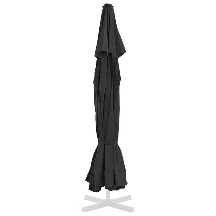 Pânză de schimb umbrelă de soare de exterior negru 515 cm - WALTI WALTI