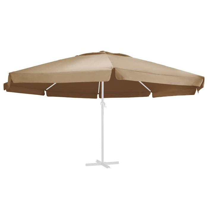 Pânză de schimb umbrelă de soare de grădină gri taupe 610 cm - WALTI WALTI