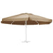 Pânză de schimb umbrelă de soare de grădină gri taupe 610 cm - WALTI WALTI