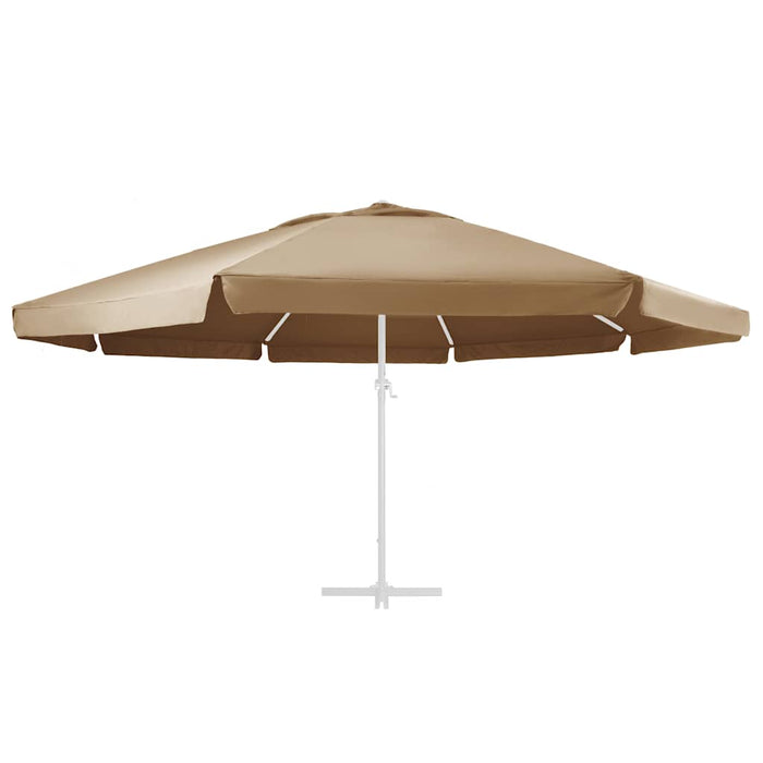 Pânză de schimb umbrelă de soare de grădină gri taupe 610 cm - WALTI WALTI