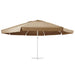 Pânză de schimb umbrelă de soare de grădină gri taupe 610 cm - WALTI WALTI