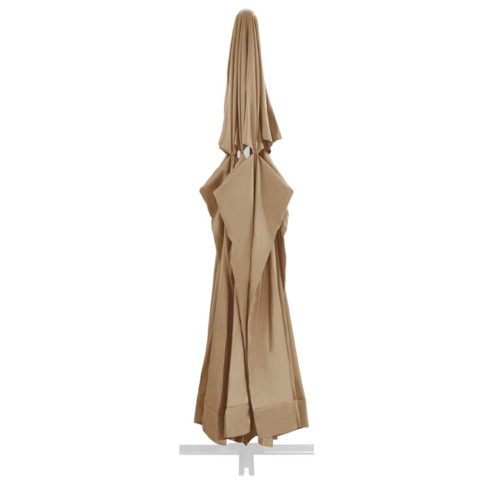 Pânză de schimb umbrelă de soare de grădină gri taupe 610 cm - WALTI WALTI