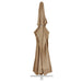 Pânză de schimb umbrelă de soare de grădină gri taupe 610 cm - WALTI WALTI