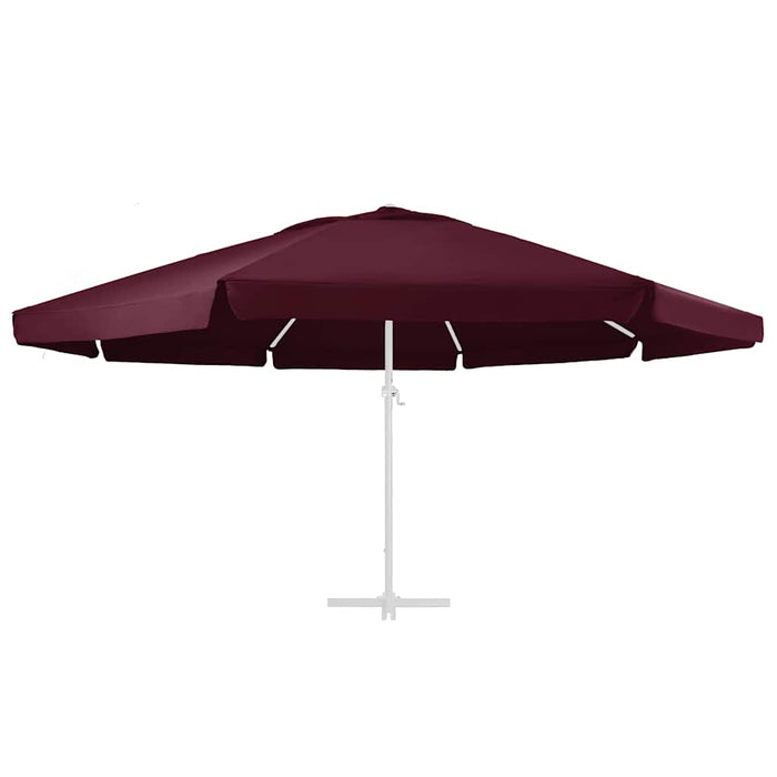 Pânză de schimb umbrelă de soare de grădină roșu bordo 610 cm - WALTI WALTI
