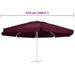 Pânză de schimb umbrelă de soare de grădină roșu bordo 610 cm - WALTI WALTI