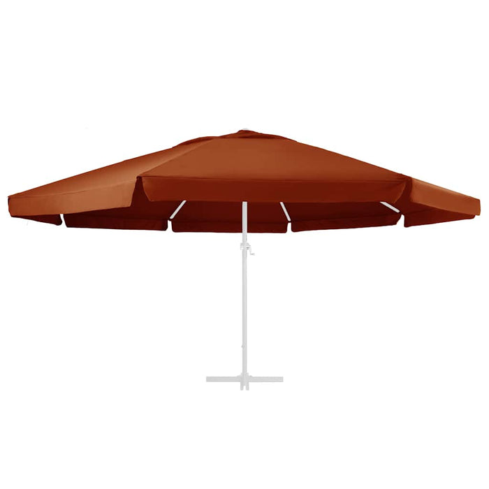 Pânză de schimb umbrelă de soare de grădină cărămiziu 610 cm - WALTI WALTI