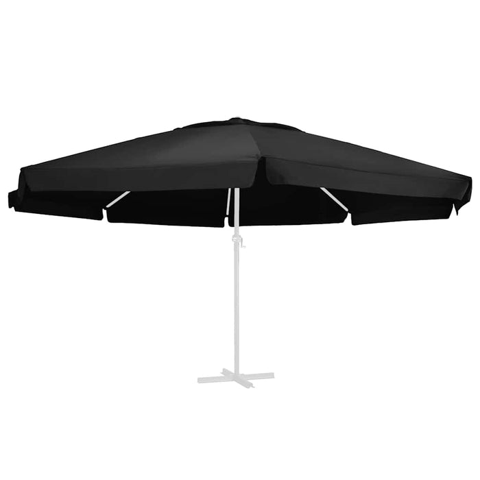 Pânză de schimb umbrelă de soare de grădină negru 610 cm - WALTI WALTI