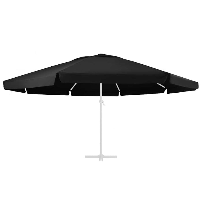 Pânză de schimb umbrelă de soare de grădină negru 610 cm - WALTI WALTI
