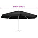 Pânză de schimb umbrelă de soare de grădină negru 610 cm - WALTI WALTI