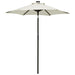 Umbrelă de soare cu lumini LED, nisipiu, 200x211 cm, aluminiu - WALTI WALTI