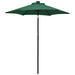 Umbrelă de soare cu lumini LED, verde, 200x211 cm, aluminiu - WALTI WALTI