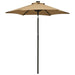 Umbrelă de soare cu lumini LED, taupe, 200x211 cm, aluminiu - WALTI WALTI