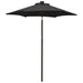 Umbrelă de soare cu lumini LED, negru, 200x211 cm, aluminiu - WALTI WALTI