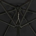 Umbrelă de soare cu lumini LED, negru, 200x211 cm, aluminiu - WALTI WALTI