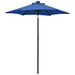 Umbrelă de soare cu LED-uri, albastru azur 200x211 cm aluminiu - WALTI WALTI