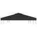 Acoperiș de pavilion, 2 niveluri, negru, 3x3 m, 310 g/m² - WALTI WALTI