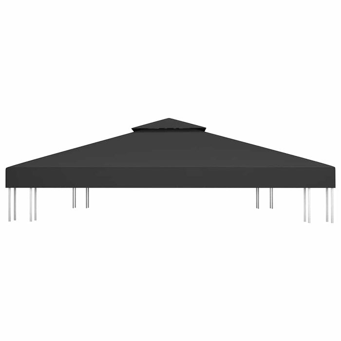 Acoperiș de pavilion cu 2 niveluri, negru, 4x3 m, 310 g/m² - WALTI WALTI