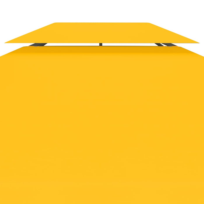 Acoperiș de pavilion cu 2 niveluri, galben, 4x3 m, 310 g/m² - WALTI WALTI