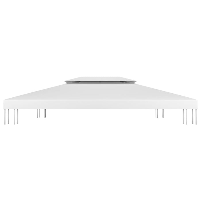 Acoperiș de pavilion cu 2 niveluri, alb, 4x3 m, 310 g/m² - WALTI WALTI