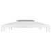 Acoperiș de pavilion cu 2 niveluri, alb, 4x3 m, 310 g/m² - WALTI WALTI