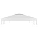 Acoperiș de pavilion cu 2 niveluri, alb, 4x3 m, 310 g/m² - WALTI WALTI