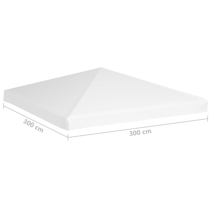 Acoperiș de pavilion, alb, 3 x 3 m, 270 g/m² - WALTI WALTI