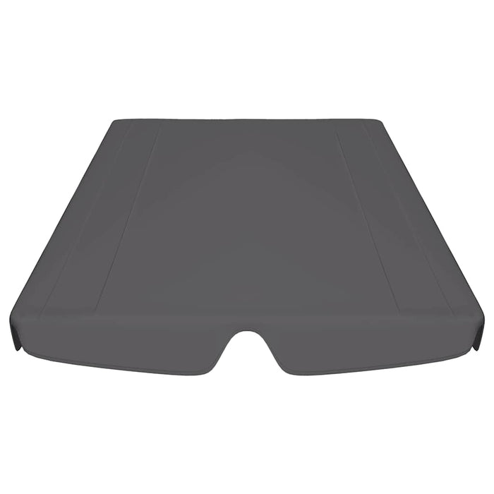 Copertină de rezervă leagăn grădină antracit 188/168x145/110cm - WALTI WALTI