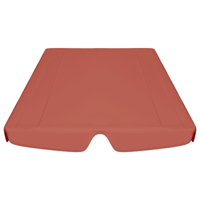 Copertină de rezervă leagăn grădină cărămiziu 188/168x145/110cm - WALTI WALTI