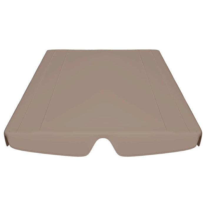 Copertină de rezervă leagăn grădină gri taupe 188/168x145/110cm - WALTI WALTI