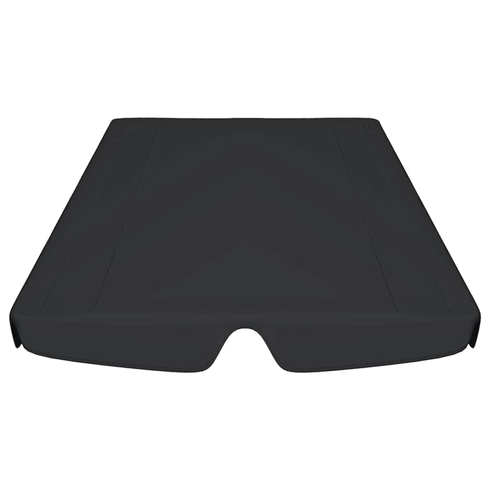 Copertină de rezervă leagăn grădină, negru, 188/168x145/110cm - WALTI WALTI