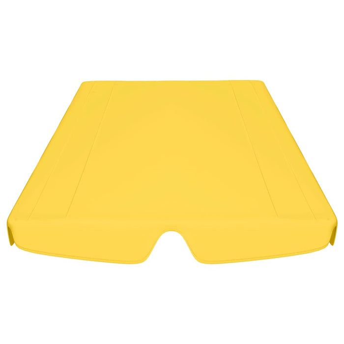 Copertină de rezervă leagăn grădină, galben, 150/130x105/70 cm - WALTI WALTI
