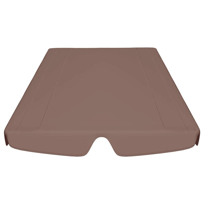 Copertină de rezervă leagăn grădină, maro, 150/130x105/70 cm WALTI