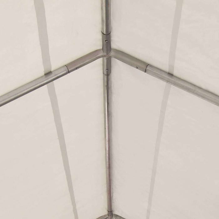 Pavilion de grădină, roșu și alb, 4 x 6 m, PVC WALTI