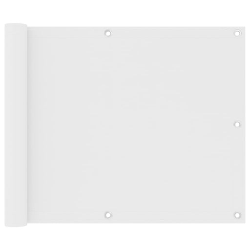 Paravan de balcon, alb, 75 x 400 cm, țesătură oxford - WALTI WALTI