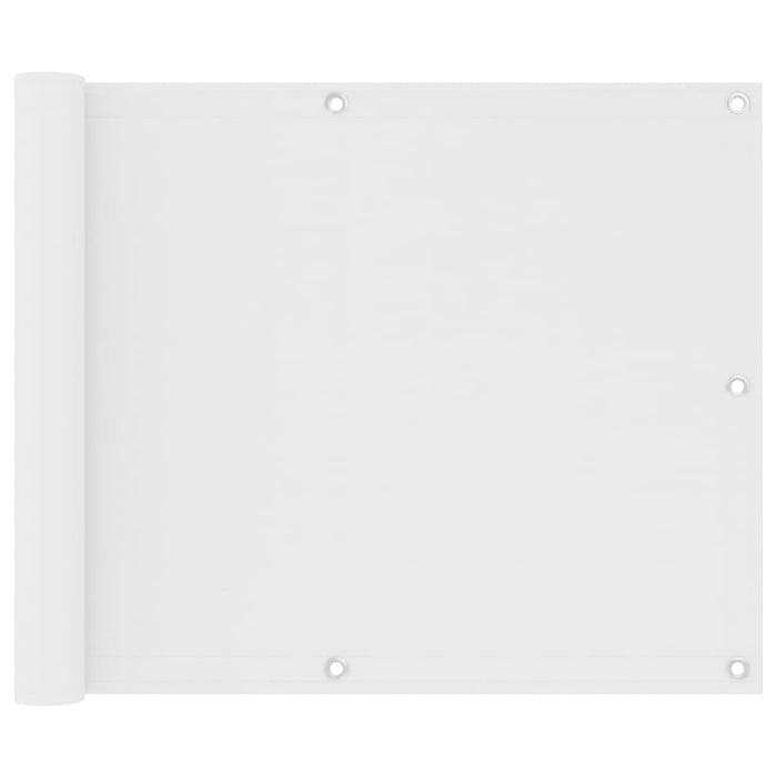 Paravan de balcon, alb, 75 x 400 cm, țesătură oxford - WALTI WALTI