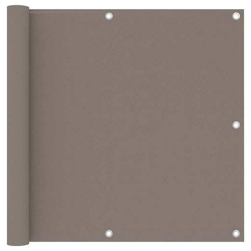 Paravan de balcon, gri taupe, 90x300 cm, țesătură oxford - WALTI WALTI