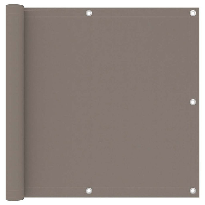 Paravan de balcon, gri taupe, 90x300 cm, țesătură oxford - WALTI WALTI