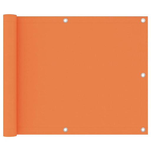 Paravan de balcon, portocaliu, 75 x 400 cm, țesătură oxford - WALTI WALTI